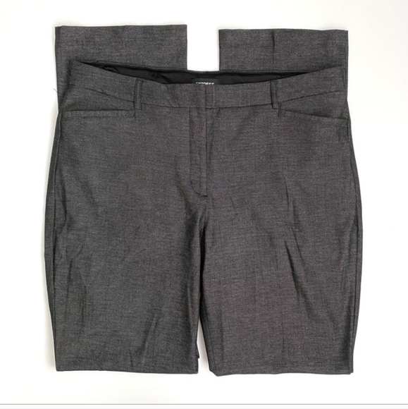 Express Columnist Barely Boot Gray Pants Office Work 4S - Picture 9 of 13